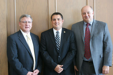 Vice President - Bob Guy with IL AFL-CIO Secretary-Treasurer Tim Drea and President Michael Carrigan